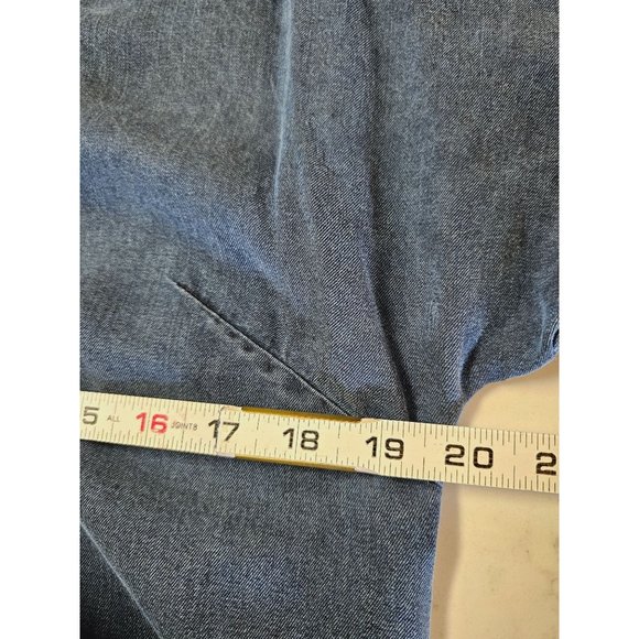 Soft Surroundings Blue Buttoned Maxi Dress with Dolman Sleeves - Picture 9 of 11